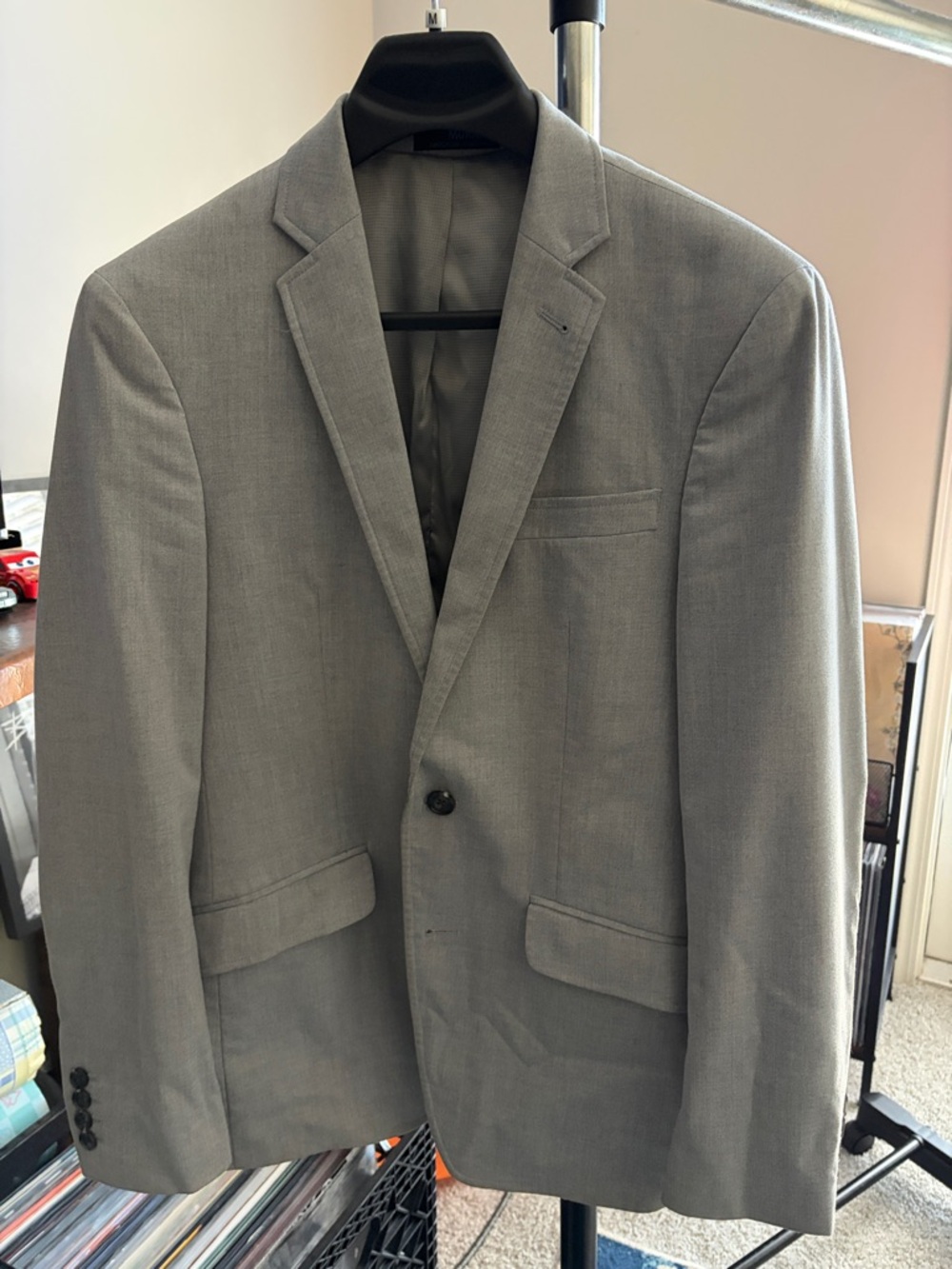 Classic Men's Gray Blazer - Versatile Formal Jacket